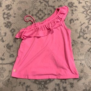 Lilly Pulitzer Girls one shoulder top